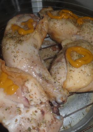 Una foto de Pollo a la mostaza