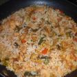 Sencillamente arroz con camarones
