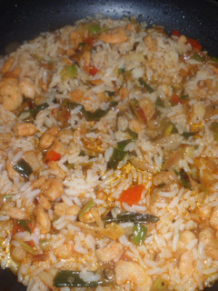 Una foto de Sencillamente arroz con camarones