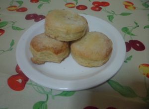 Una foto de Tortitas blancas