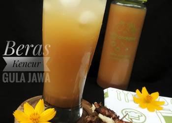 Fresh, Bikin Beras Kencur Gula Jawa Sedap Nikmat