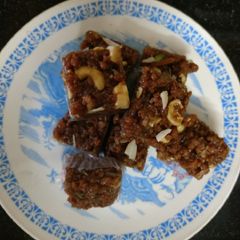 A picture of Chocolate dry fruits barfi.