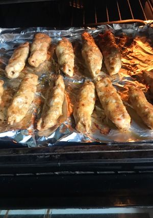 A picture of Chicken seekh kabab 😊.