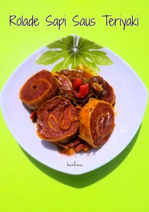 Foto resep Rolade Sapi Saus Teriyaki