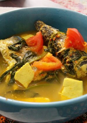 Foto resep Ikan Layang kuah Kangkung