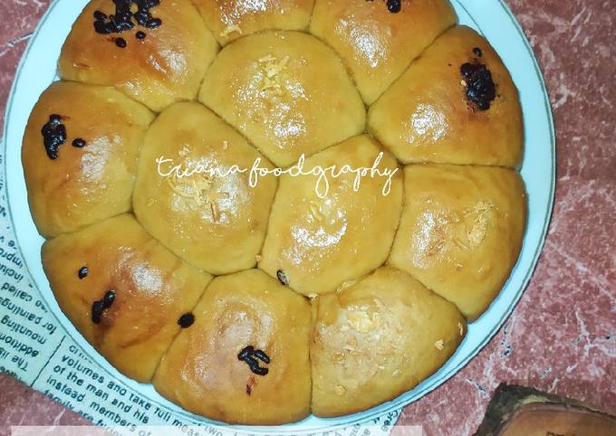 Langkah Mudah untuk Membuat Roti sobek kopi (no knead), Lezat Sekali