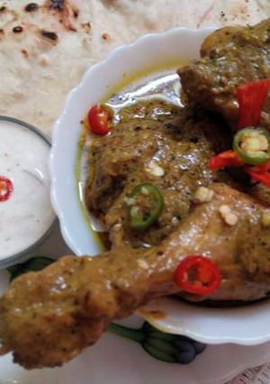 আফগানি চিকেন রেসিপির প্রধান ছবি