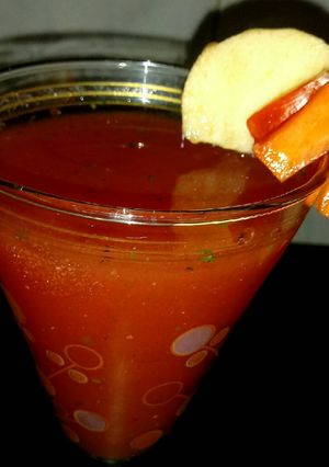 A picture of Triple flavour juice.
