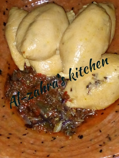 A picture of Alale/moi-moi.
