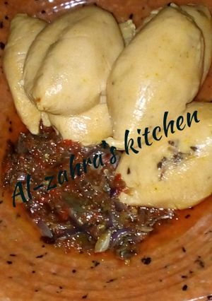 A picture of Alale/moi-moi.