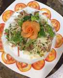 Gỏi cải mầm bò