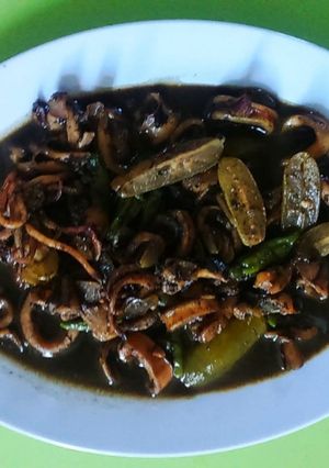 Foto resep Cumi Hitam ala Makassar