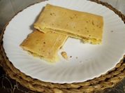 Una foto de empanada queso azul