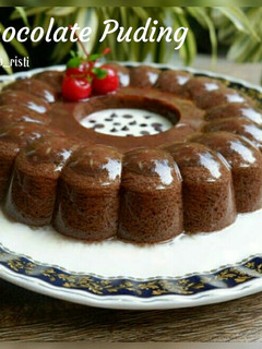Foto resep Puding coklat Vla Vanilla ala kfc