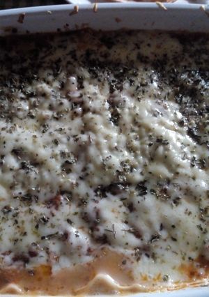 Una foto de Lasagna de carne