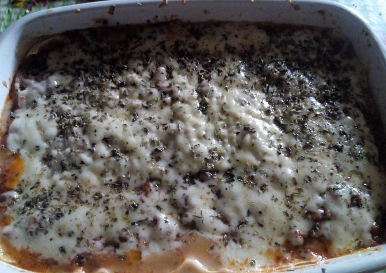 Lasagna de carne