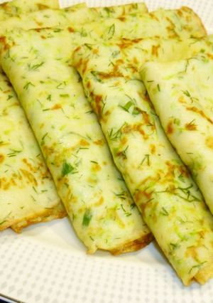 Фото Блины из кабачков.