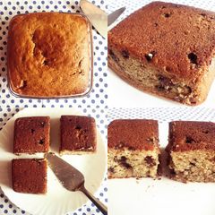 A picture of Banana Walnut Cake.