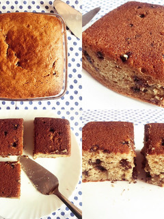 A picture of Banana Walnut Cake.