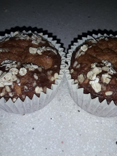 Una foto de Muffins zanahoria, manzana, avena y espelta
