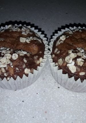 Una foto de Muffins zanahoria, manzana, avena y espelta