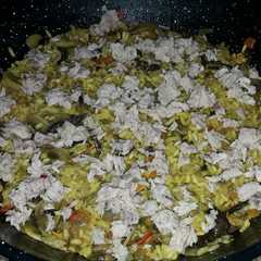 Una foto de Arroz de setas !