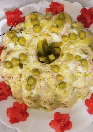 عکسی از دستور سالاد الویه با طعمی بی‌نظیر 😋