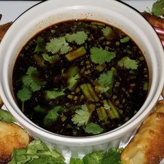 A picture of Mike's Potsticker Dipping Sauce.