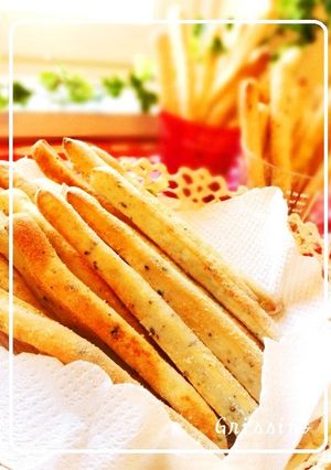 A picture of Quick Grissini-Style Breadsticks with 1g Yeast.