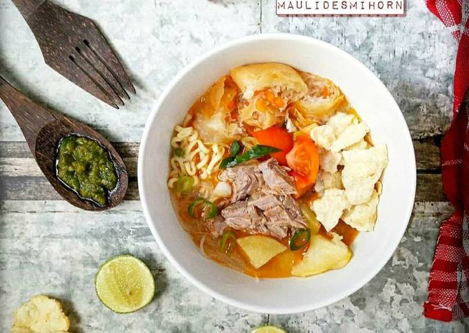 Resep Soto Mie Bogor Oleh Ibu Malka Cookpad