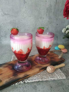 Foto resep Strawberry korean milk