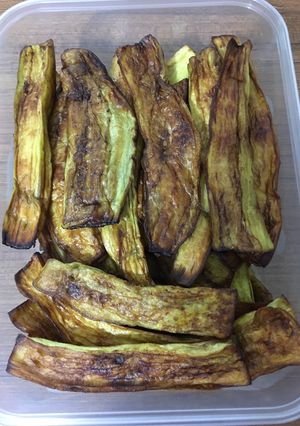 عکسی از دستور ترفند برای سرخ کردن بادمجون