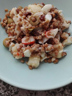 Una foto de Ensalada de lentejas