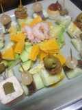 Cenado fruta y pescado II