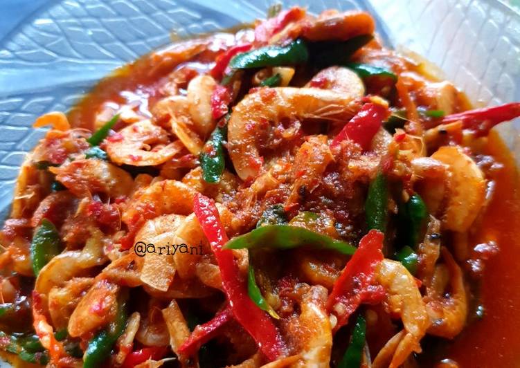 Tumis Udang Kering