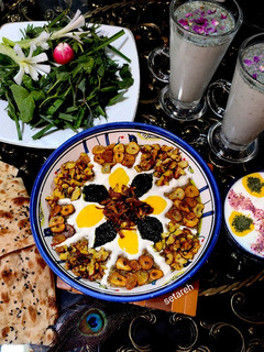 عکسی از دستور حلیم بادمجون