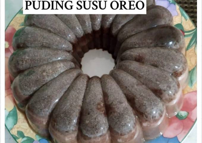 Puding Susu Oreo