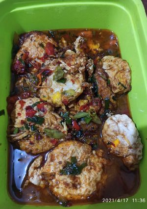 Foto resep Tumis telor ceplok