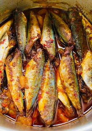 Hình của món Cá Nục Nhí Kho Cay.