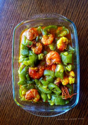 চিচিঙ্গা চিংড়ি রেসিপির প্রধান ছবি