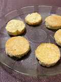 Tapitas de alfajores con harina de coco y sin azúcar