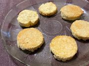 Una foto de tapas de alfajores vainilla