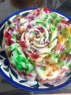 عکسی از دستور ژله خرده شیشه