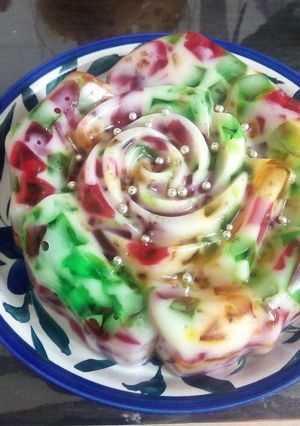 عکسی از دستور ژله خرده شیشه