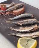 Sardinas a la plancha (Nota 9)