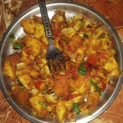 A picture of Bread Poha.