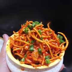 A picture of Jain Chinese bhel.