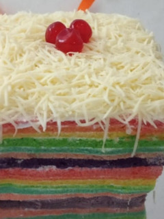 Foto resep Rainbow Cake Kukus Ny. Liem
