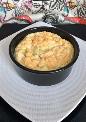 Une photo de Petits soufflés de thon aux courgettes