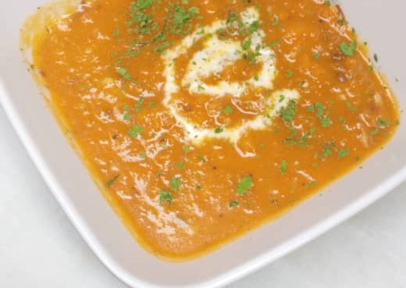 Spicy pumpkin soup
